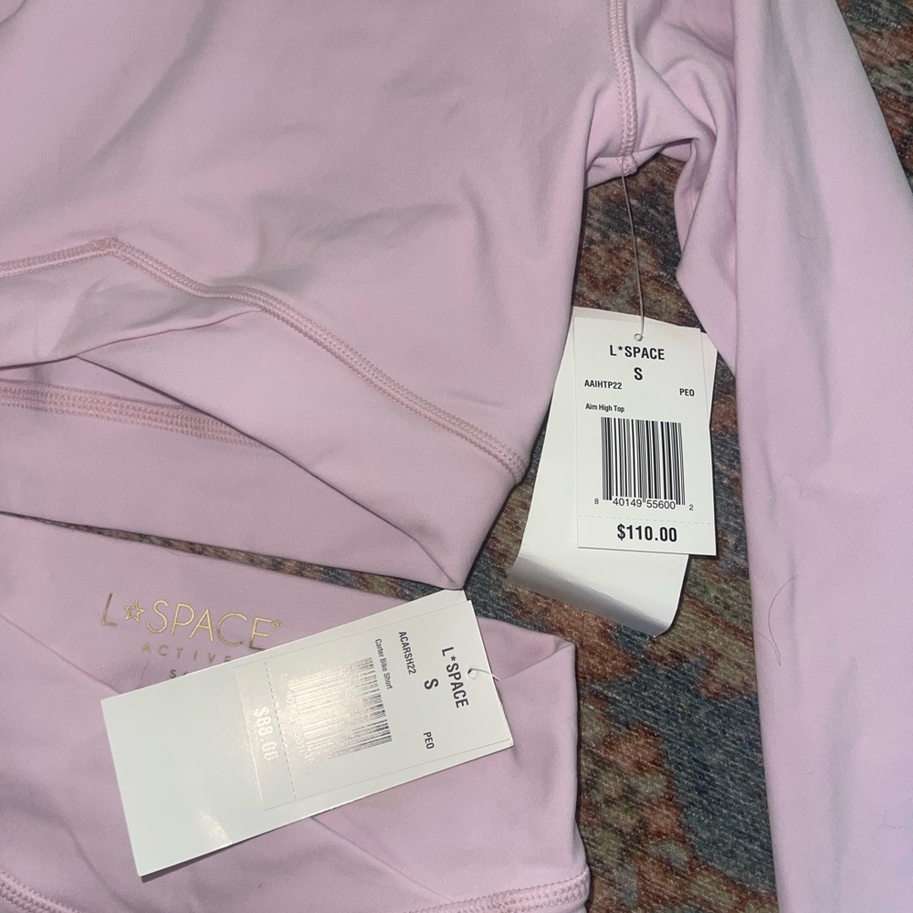 NWT L*Space Workout Set - Peony - Picture 3 of 7